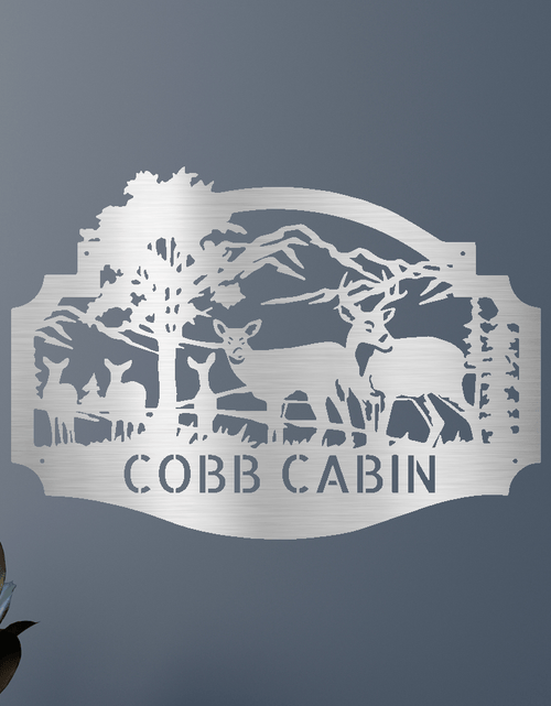 Resmi Galeri görüntüleyicisine yükleyin, İsim Metal Tabela - Özel Metal Tabela, Yıldönümü/Düğün/Eve Taşınma/Noel Hediyesi
