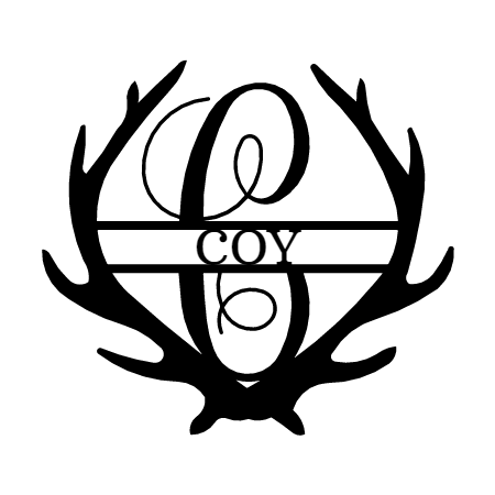 Load image into Gallery viewer, Name Sign - Custom Metal Sign, Antler Artwork, Deer Monogram, Christmas Gift
