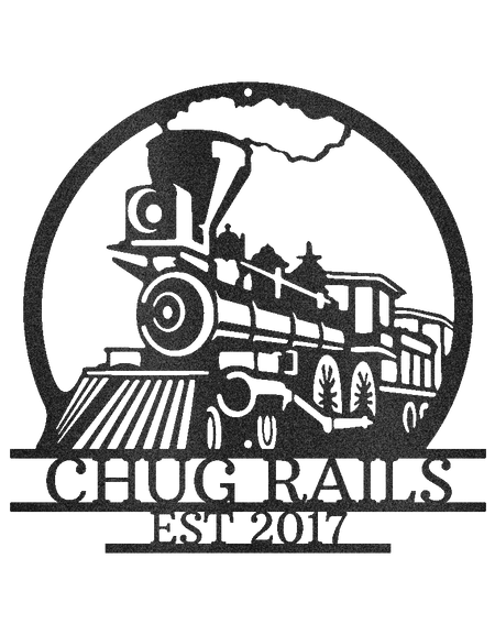 Kişiye Özel Vintage Tren Hediyeleri - Özel Metal Tabela