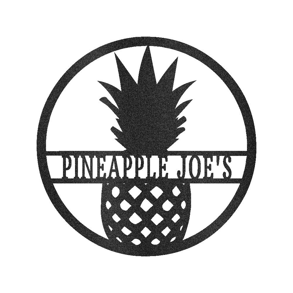 Pineapple Sign - Custom Metal Sign, Housewarming Gift