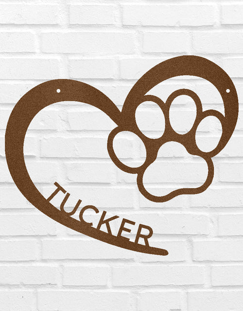 Load image into Gallery viewer, Puppy Lovers Sign - Custom Metal Sign, Gift for Dog Lovers
