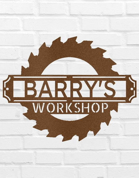 Kereste Fabrikası Atölyesi Tabelası - Özel Metal Tabela, Açık Hava Ev Dekorasyonu