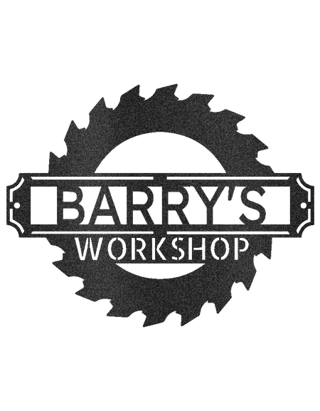 Kereste Fabrikası Atölyesi Tabelası - Özel Metal Tabela, Açık Hava Ev Dekorasyonu