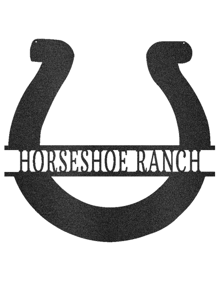 Basit At Nalı Kişiselleştirilmiş Hediyeler - Özel Metal Tabela, At Severlere Hediye