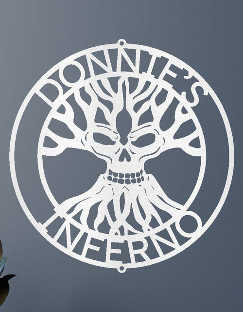 Load image into Gallery viewer, Skull Family Tree Personalized Gifts - Custom Metal Sign
