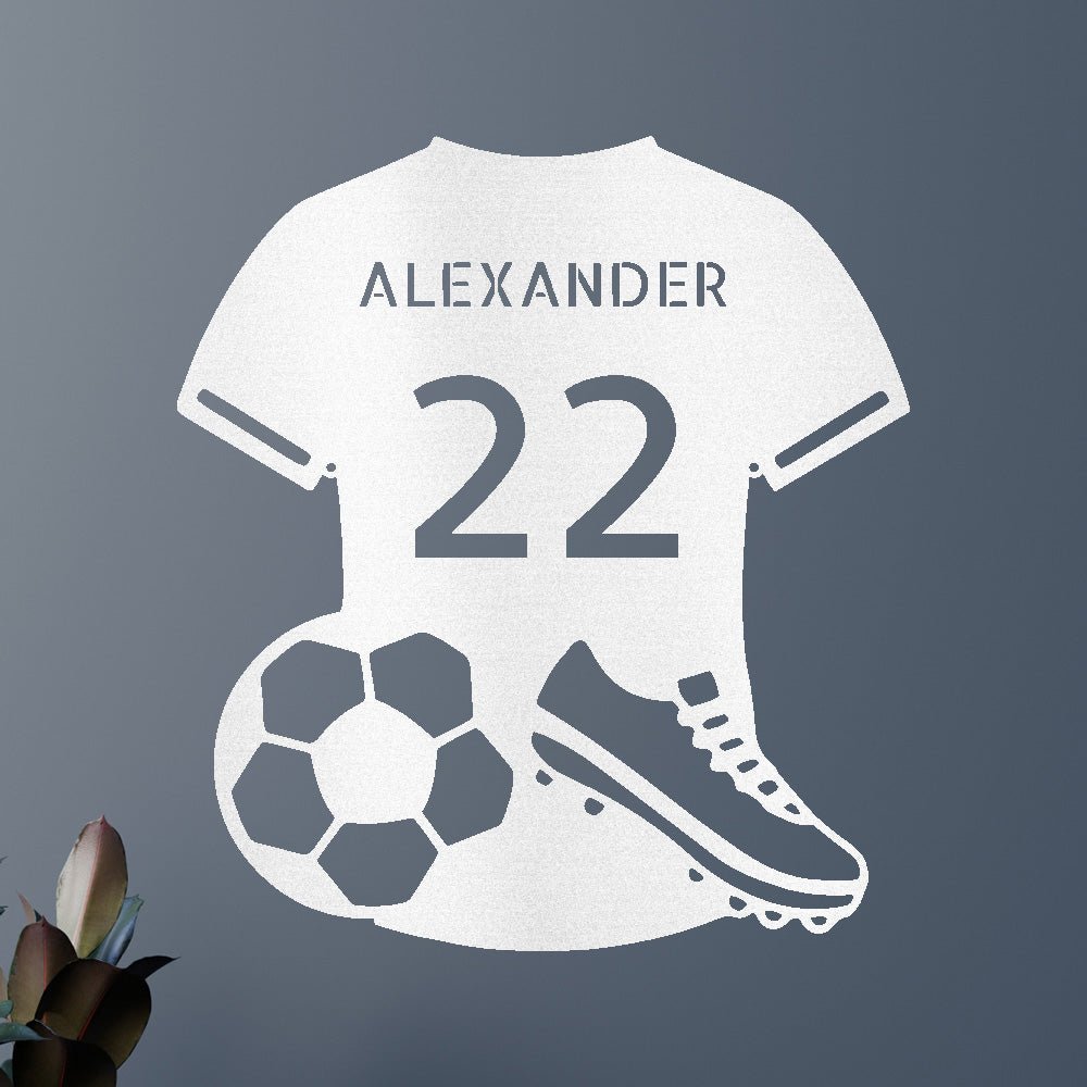 Soccer Jersey Personalized Gifts - Custom Metal Sign