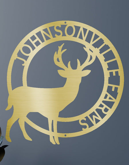 Kişiye Özel Geyik Boynuzu Hediyeleri - Özel Metal Tabela, Noel Hediye Dekoru