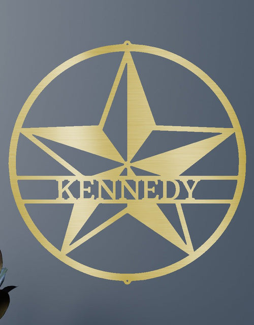 Load image into Gallery viewer, Star Personalized Gifts - Custom Metal Sign
