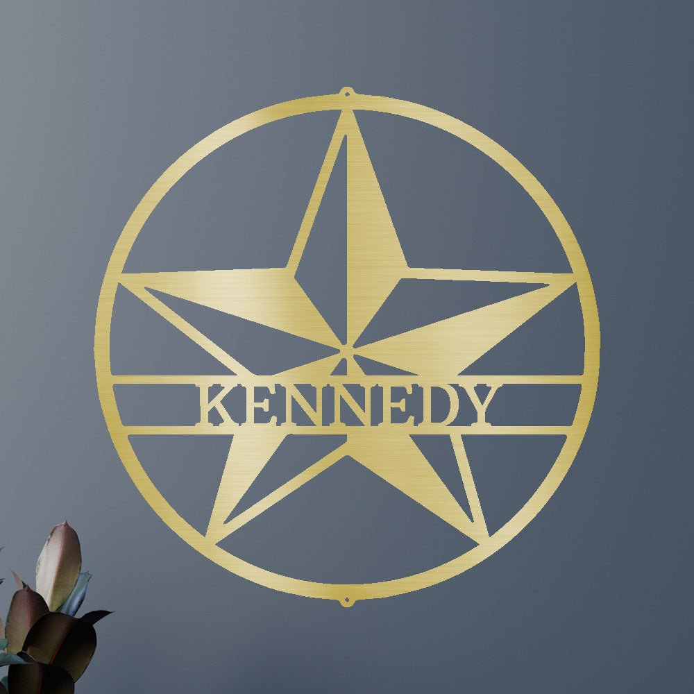 Star Personalized Gifts - Custom Metal Sign