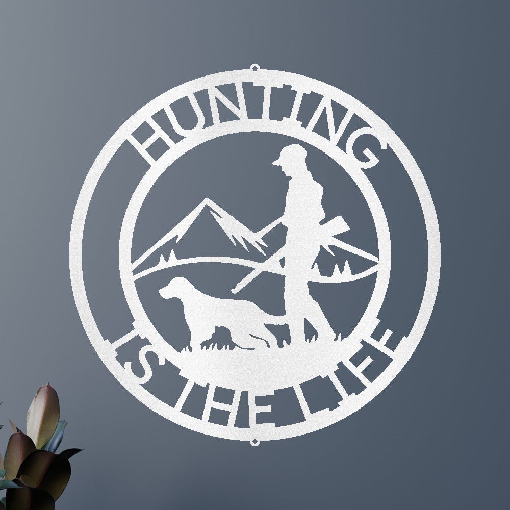 The Hunter Kişiselleştirilmiş Hediyeler - Özel Metal Tabela