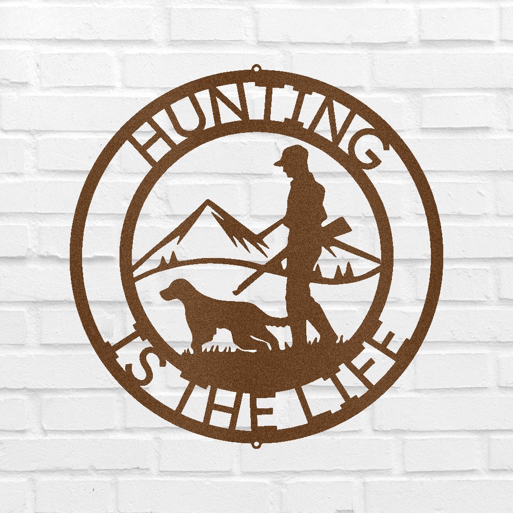 The Hunter Kişiselleştirilmiş Hediyeler - Özel Metal Tabela
