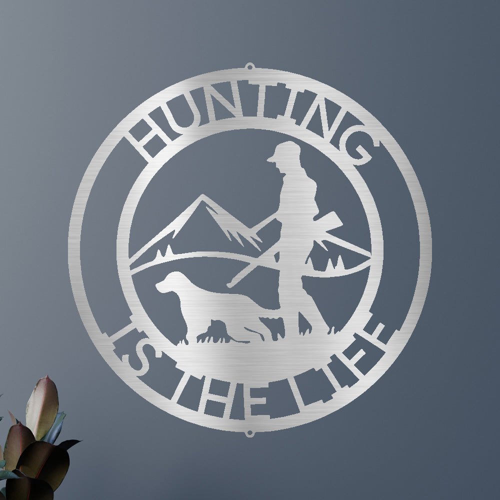 The Hunter Kişiselleştirilmiş Hediyeler - Özel Metal Tabela