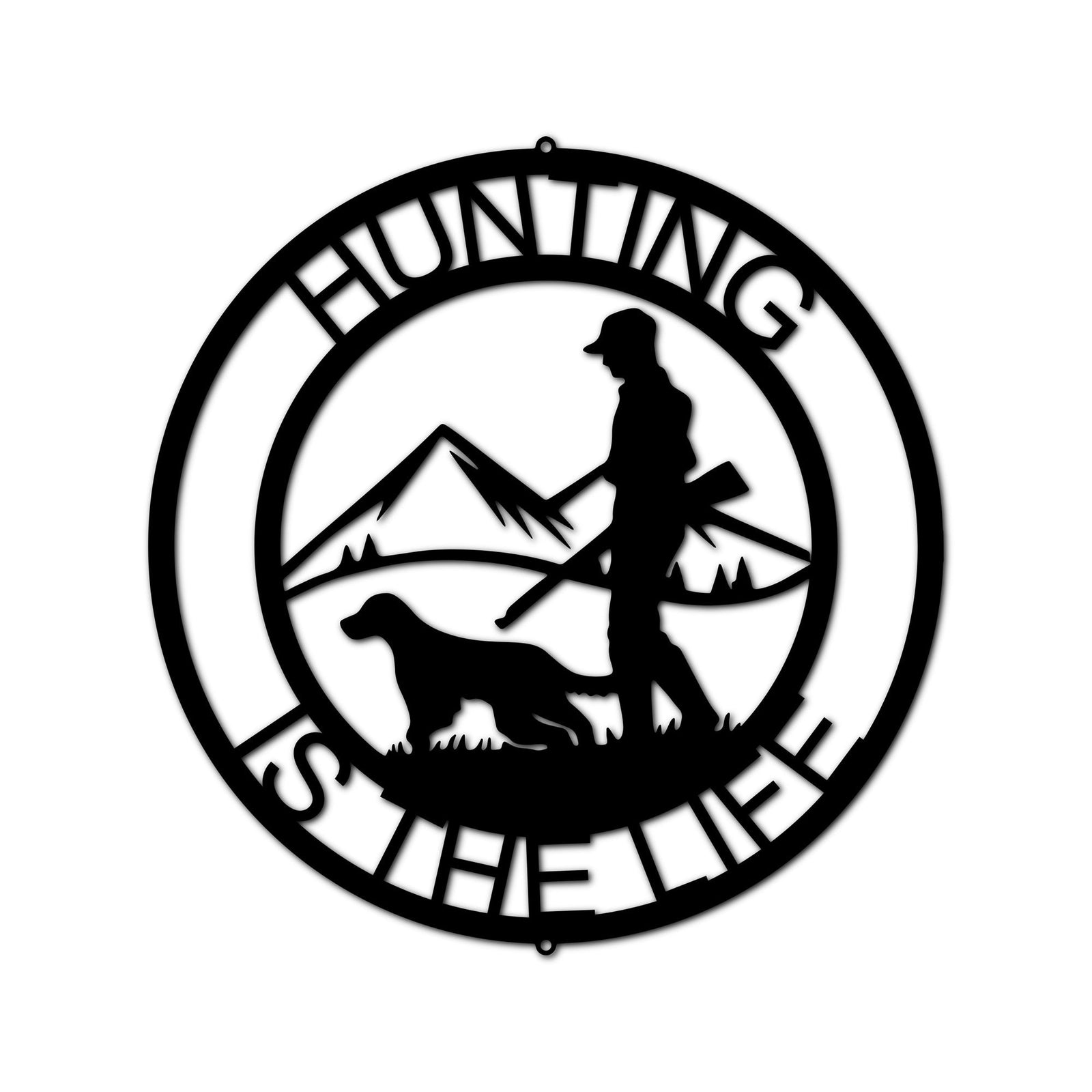 The Hunter Kişiselleştirilmiş Hediyeler - Özel Metal Tabela