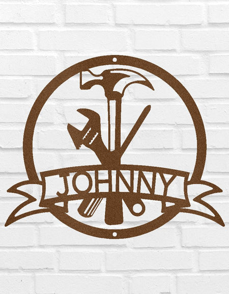 Tool Man Kişiselleştirilmiş Hediyeler - Özel Metal Tabela