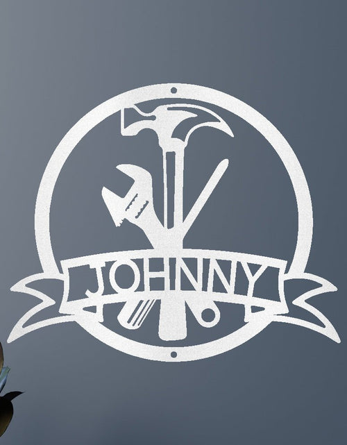 Load image into Gallery viewer, Tool Man Personalized Gifts - Custom Metal Sign
