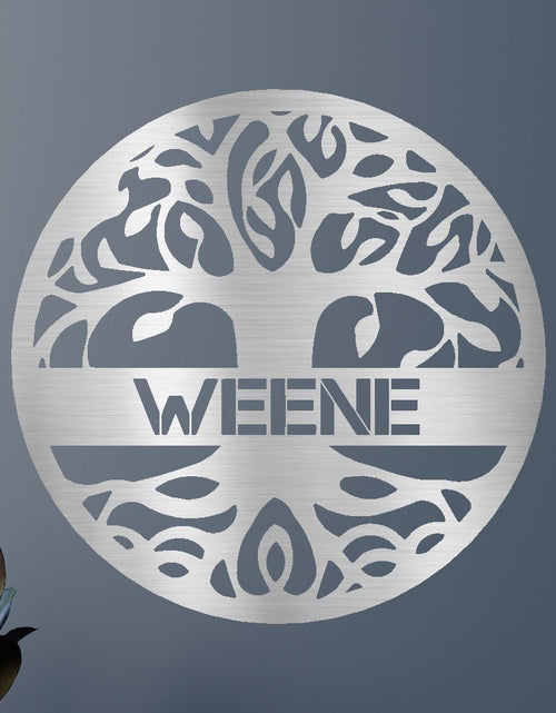 Load image into Gallery viewer, Tree of Life Sign - Custom Metal Sign, Family Tree, Wedding Present
