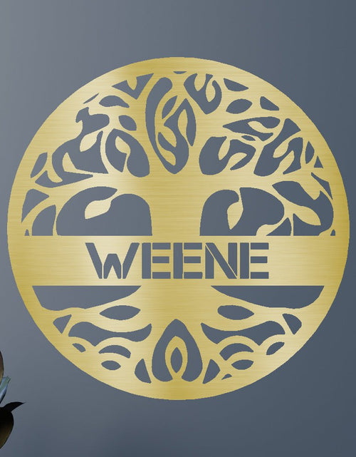 Load image into Gallery viewer, Tree of Life Sign - Custom Metal Sign, Family Tree, Wedding Present
