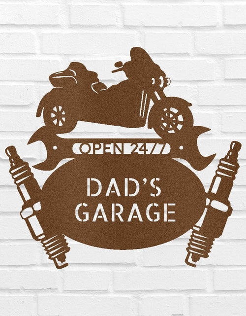 Load image into Gallery viewer, Trike Mechanic Garage Personalized Gifts - Custom Metal Sign
