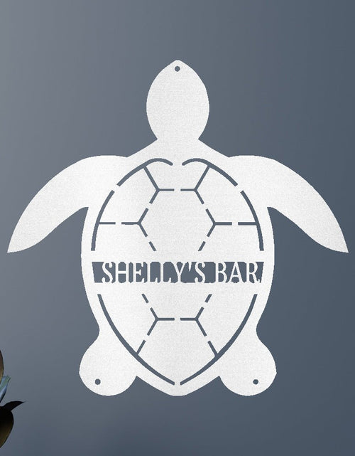 Load image into Gallery viewer, Turtle Personalized Gifts - Custom Metal Sign
