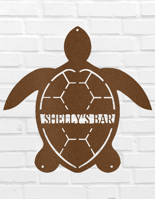 Load image into Gallery viewer, Turtle Personalized Gifts - Custom Metal Sign
