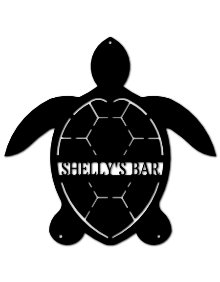 Kaplumbağa Kişiselleştirilmiş Hediyeler - Özel Metal Tabela