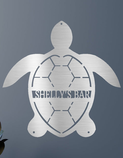 Load image into Gallery viewer, Turtle Personalized Gifts - Custom Metal Sign
