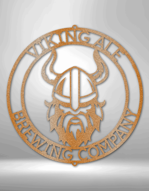 Load image into Gallery viewer, Viking Ring Personalized Gifts - Custom Metal Sign
