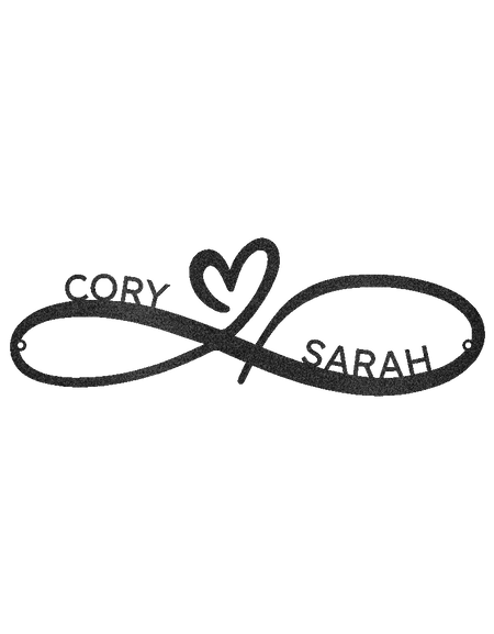 Düğün Hediyesi Çiftler İçin Kişiselleştirilmiş Hediyeler - Özel Metal Tabela