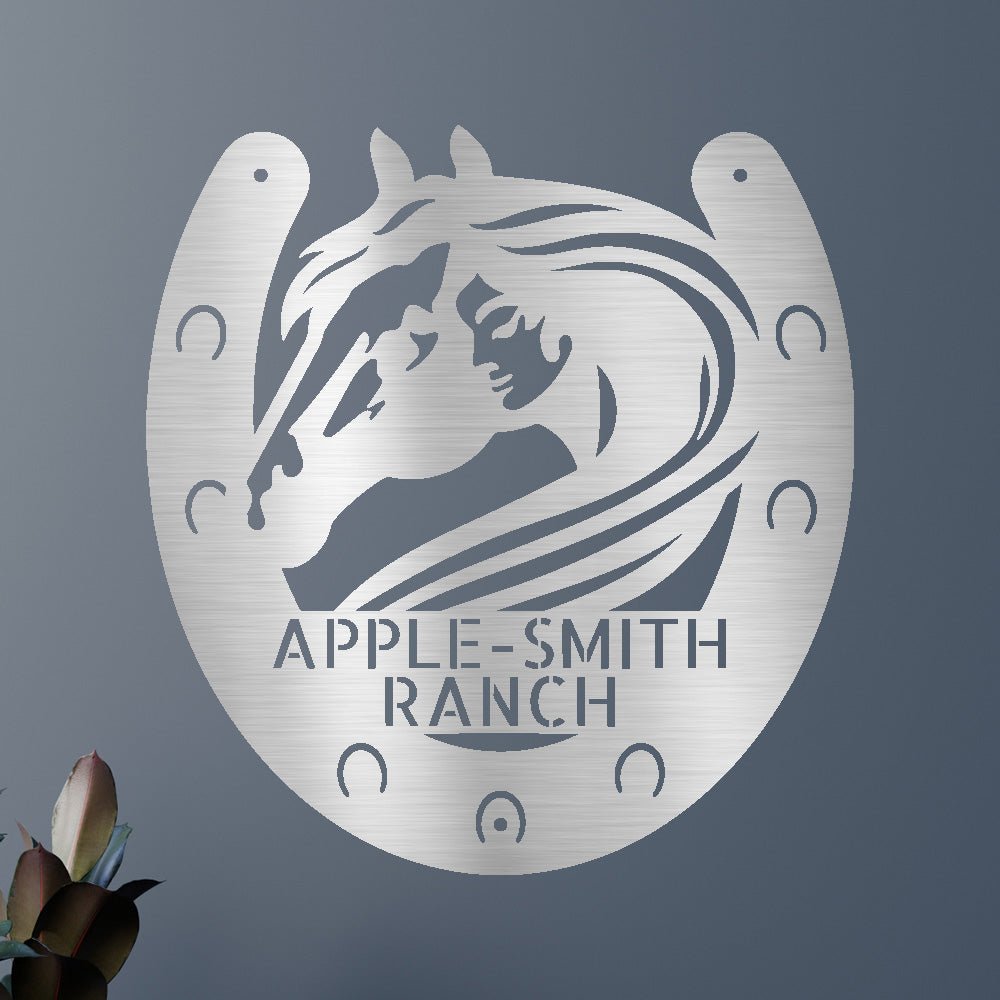 Wedding Gift Personalized Gifts - Custom Metal Sign, Horse Owner, Housewarming Gifts