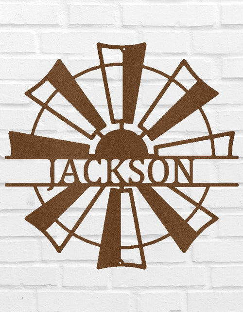 Load image into Gallery viewer, Windmill Personalized Gifts - Custom Metal Sign
