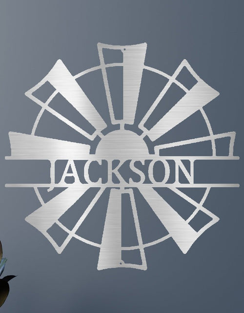 Load image into Gallery viewer, Windmill Personalized Gifts - Custom Metal Sign
