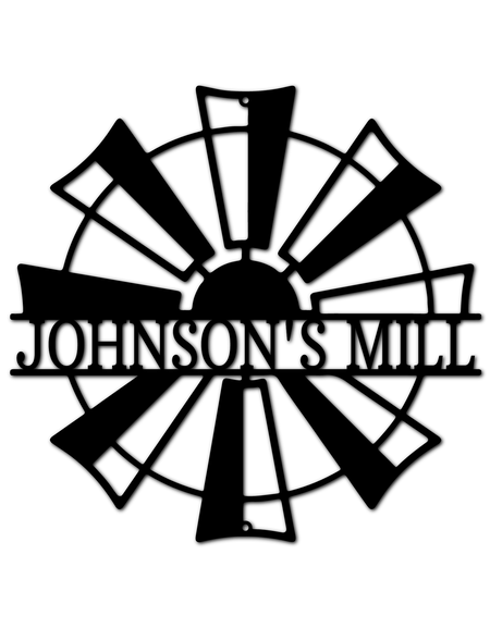 Kişiye Özel Değirmen Hediyeleri - Özel Metal Tabela