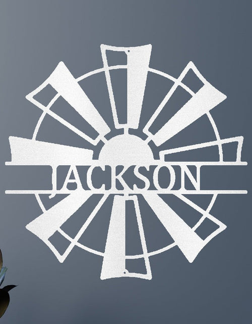 Load image into Gallery viewer, Windmill Personalized Gifts - Custom Metal Sign
