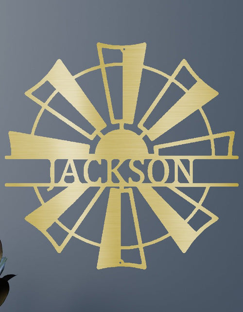 Load image into Gallery viewer, Windmill Personalized Gifts - Custom Metal Sign
